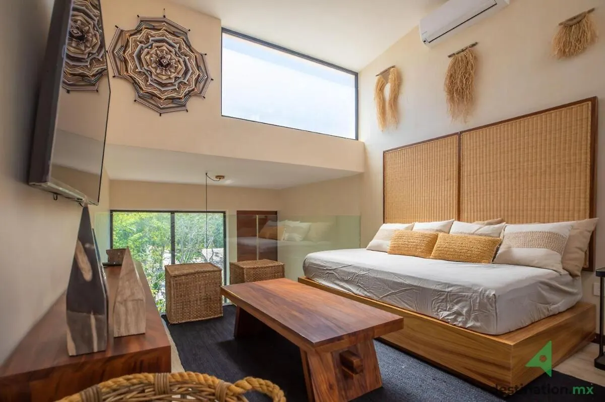 Bungalos Village 2 Bdr Penthouse With Private Pool And Roof Tulum